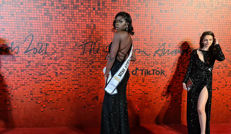 Miss Africa at the British Fashion Awards 2021